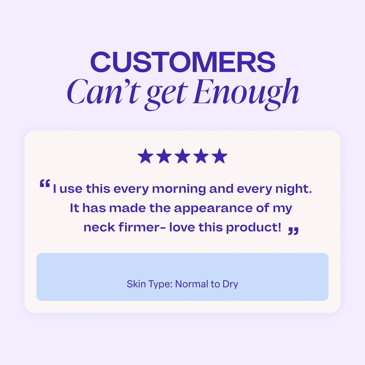 Tighten & Lift Neck Cream